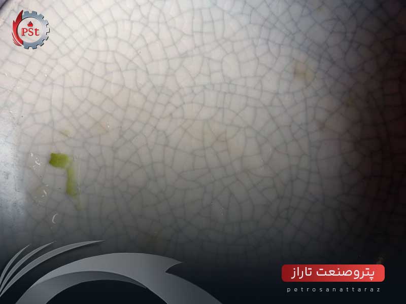 لعاب سرامیکی ترکچهدار