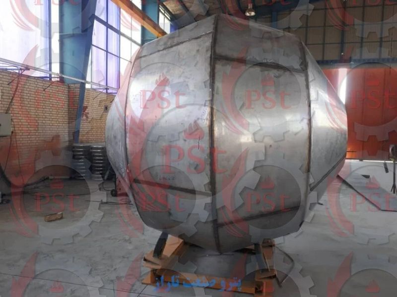 طراحی و ساخت مخزن انفجاری کروی