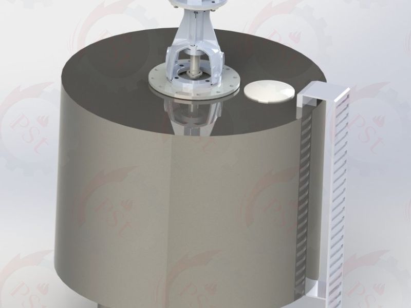 مخزن همزن‌دار دو جداره فولادی میکسر