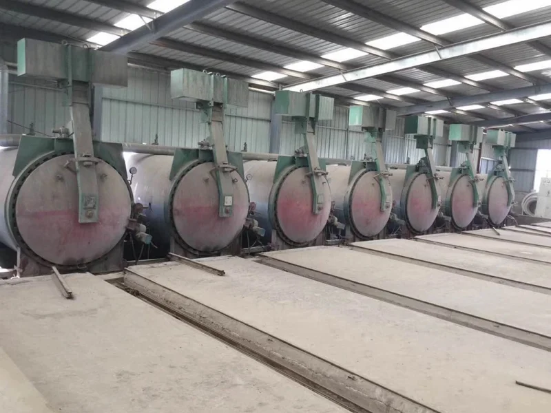 واحد پخت بخار اتوکلاوی برای بلوکهای هبلکس