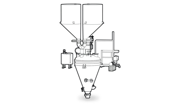 میکسر آلکالیزاسیون صنعتی.