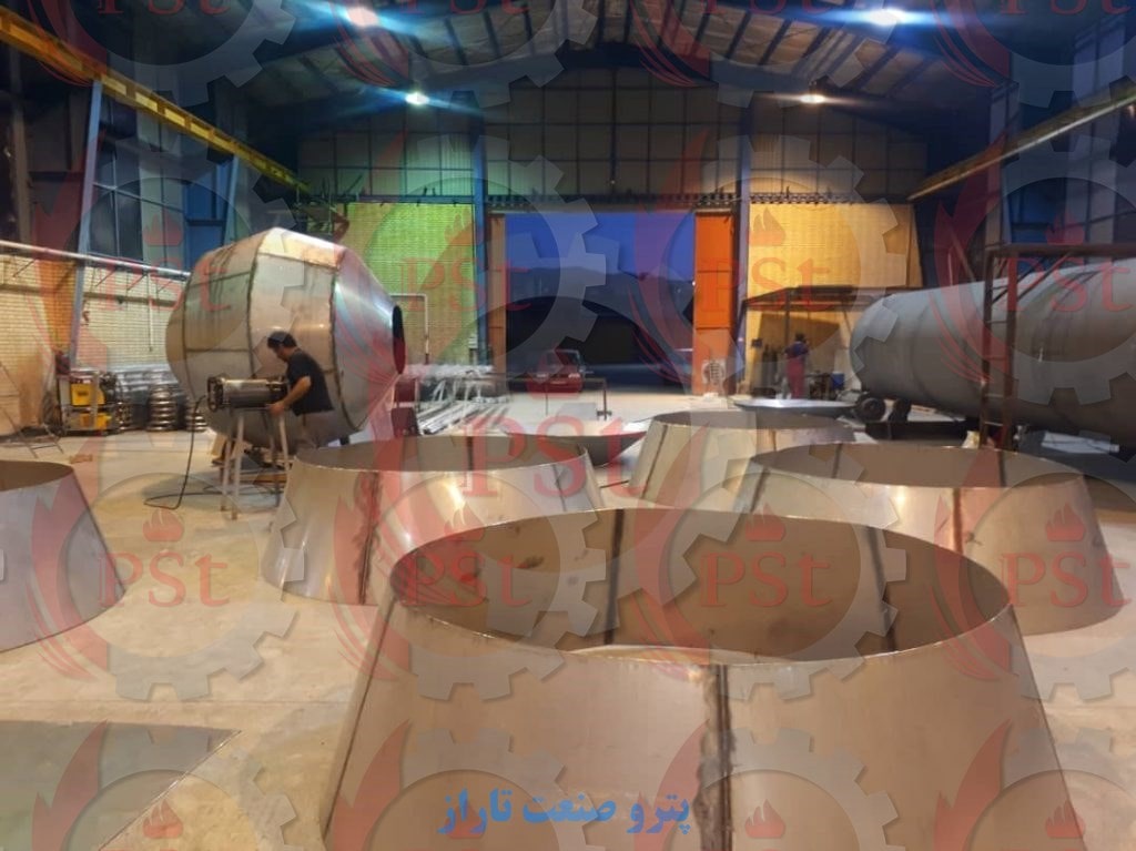 تولید مخازن تحت فشار کروی فولادی با روش شکلدهی انفجاری در کارگاه