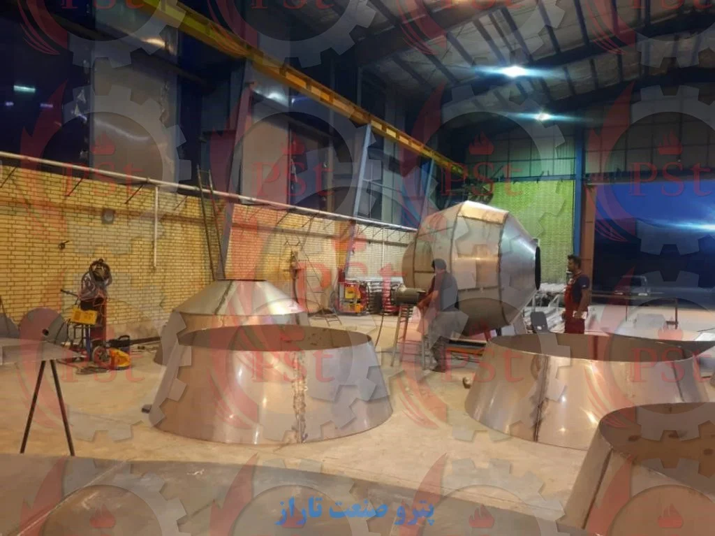 بازرسی فنی و کنترل ابعادی مخازن کروی پس از فرایند شکلدهی انفجاری