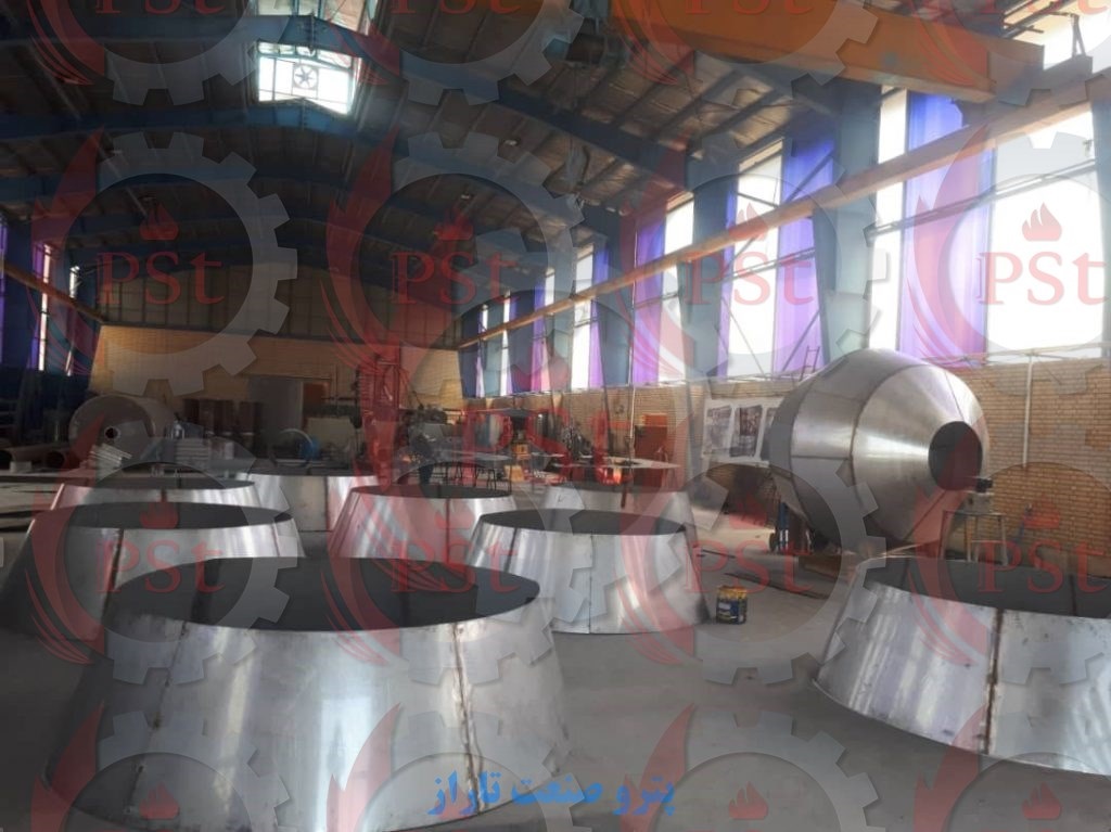 پرس و فیکسچرهای ویژه شکلدهی انفجاری برای تولید بدنه مخازن کروی