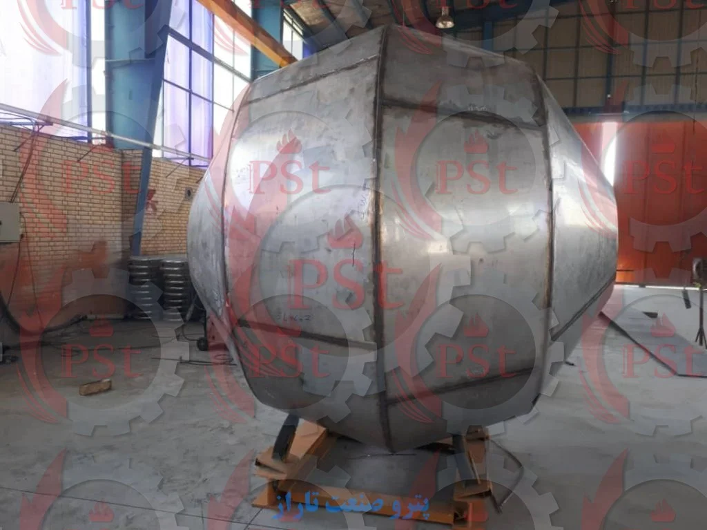 کنترل کیفیت و بازرسی مخازن کروی پس از فرآیند شکلدهی انفجاری