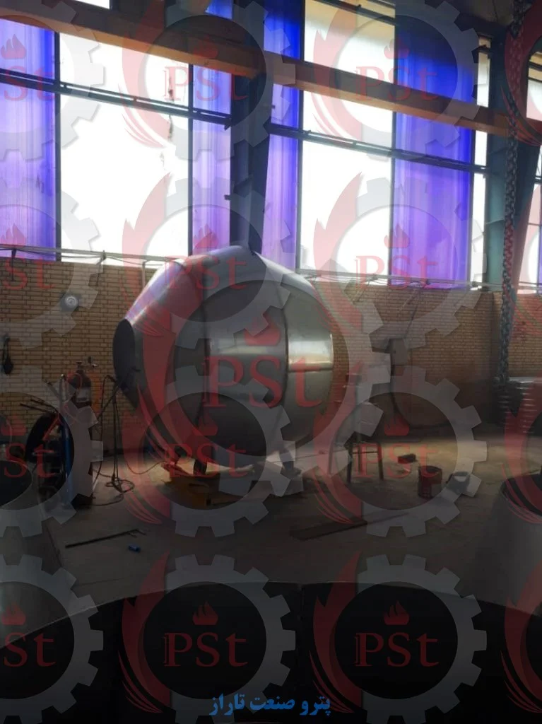 اقدامات ایمنی و پروتکلهای کارگاهی هنگام تولید مخازن کروی به روش شکلدهی انفجاری