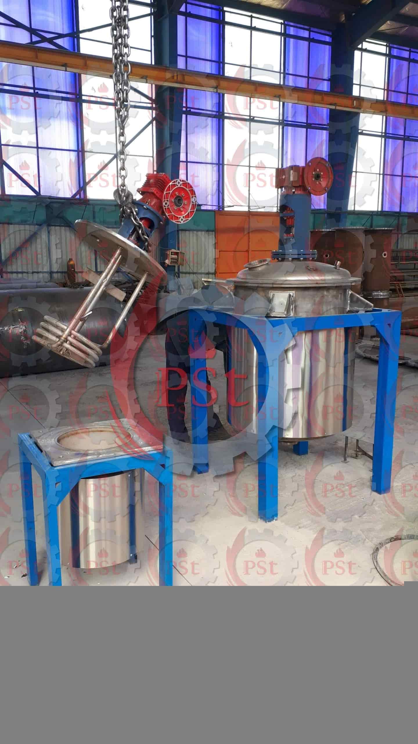 کارگاه ساخت فرمانتور صنعتی و بیورآکتور.