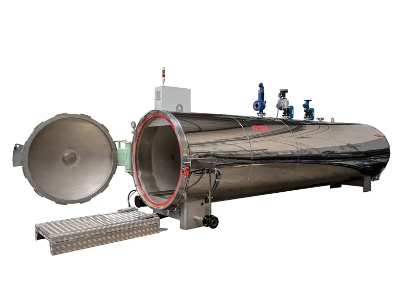 سیستم اتوکلاو برای تثبیت و پایدارسازی الیاف در فرآیندهای تکمیلی نساجی