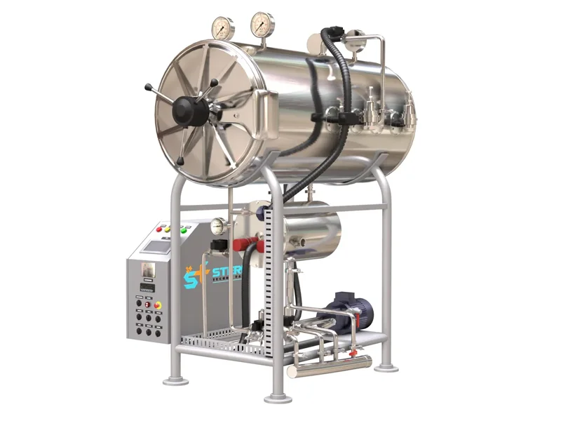 اتوکلاو استریلکننده در صنعت کنسروسازی برای فرآیند حرارتی و ایمنسازی مواد غذایی