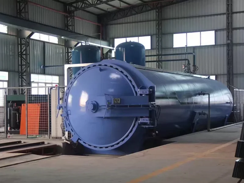 مخزن اتوکلاو سنگینکار برای بلوکهای AAC