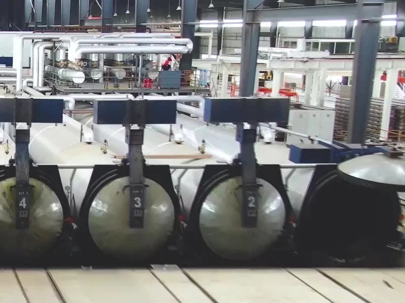 اتوکلاو بلوک هبلکس AAC برای انجام فرآیند پخت و عملآوری بلوکهای سبک ساختمانی