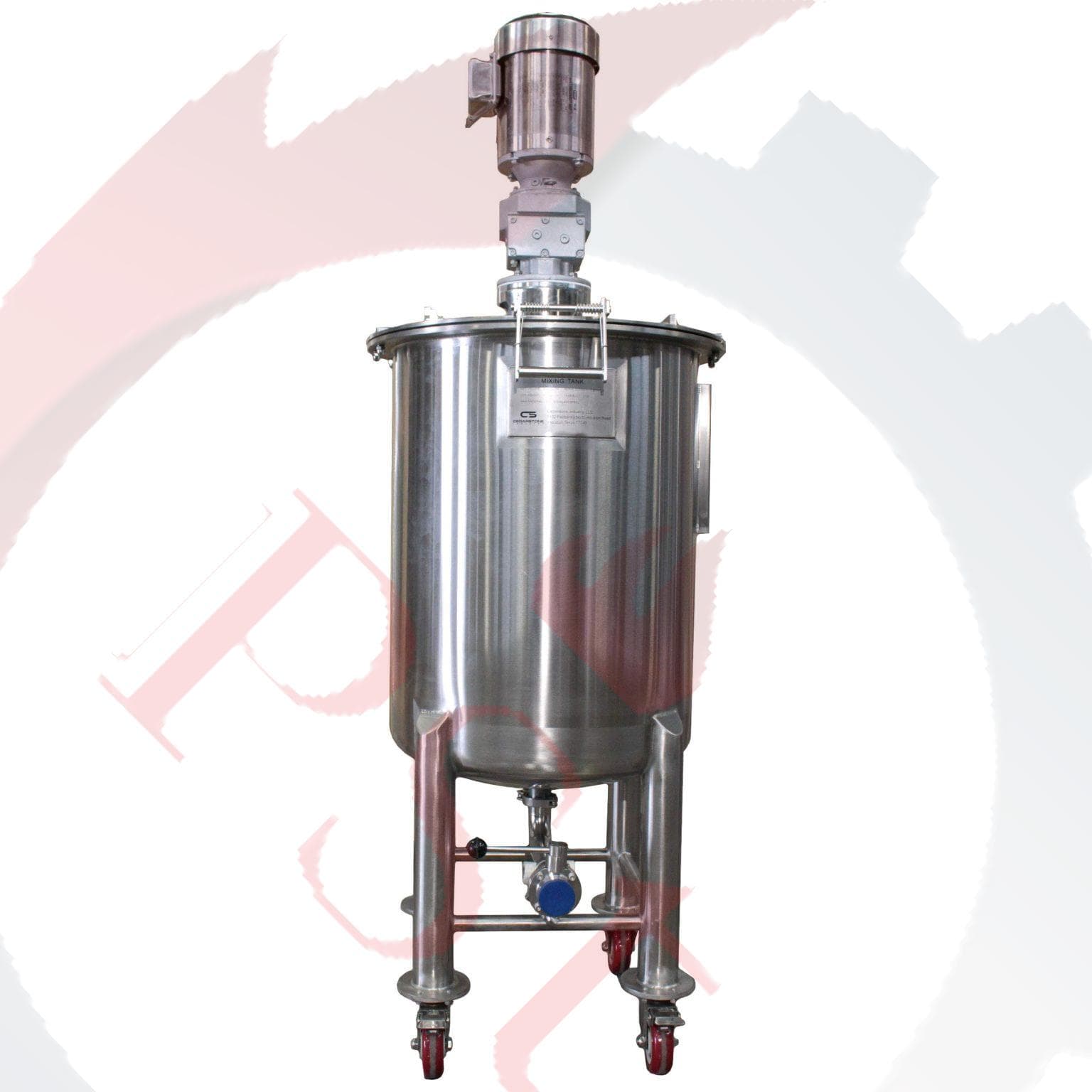 میکسر استیل ظرفیت بالا برای ترکیب مواد در حجم زیاد