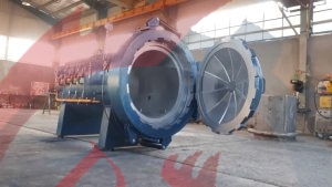 اتوکلاو صنعتی مخصوص پخت لاستیک و تایر در خطوط تولید و روکش‌زنی