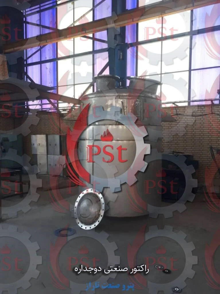 راکتور صنعتی دوجداره برای کنترل دما در فرآیند تولید رزین
