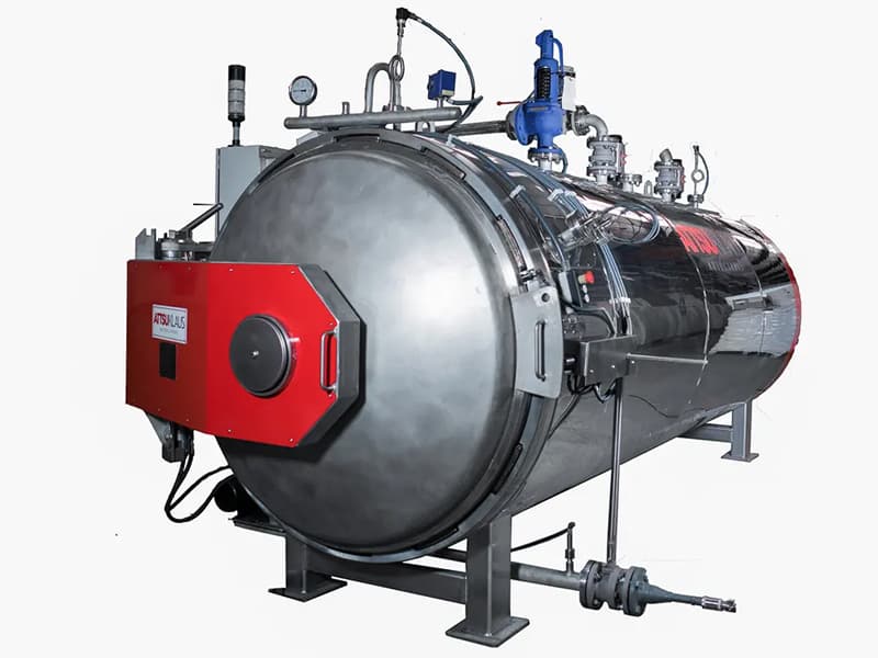 اتوکلاو صنعتی مخصوص عملیات Heat Setting در فرایندهای ریسندگی و بافندگی
