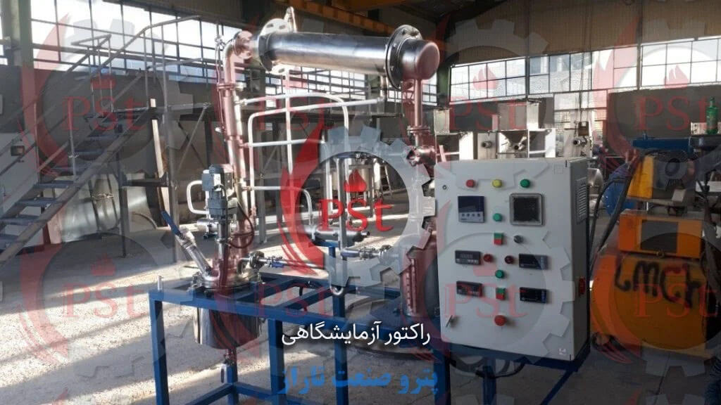 راکتور آزمایشگاهی برای انجام واکنش‌های شیمیایی در مقیاس تحقیقاتی و کنترل‌شده