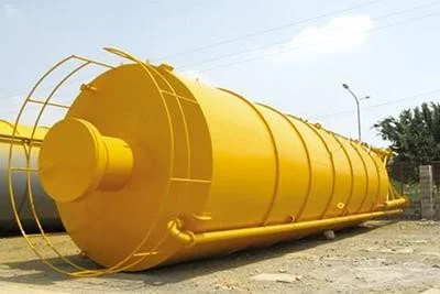 سیلوی نگهداری آهک و سیمان برای ذخیرهسازی مواد پودری در صنایع ساختمانی و تولیدی