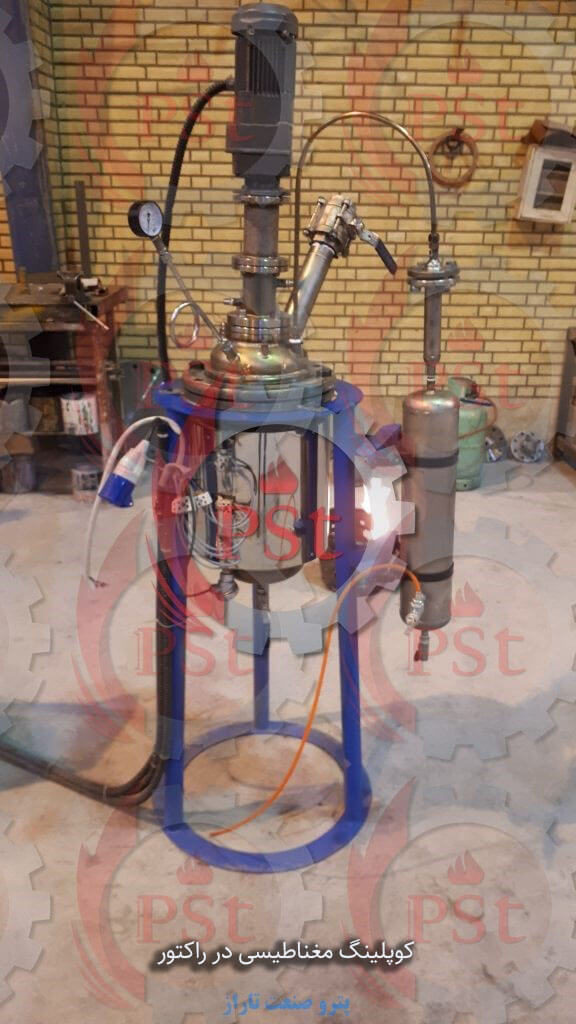 کوپلینگ مغناطیسی به‌کاررفته در راکتور برای انتقال گشتاور بدون نشتی