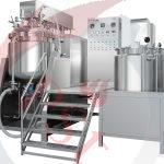 سیستم میکسر چند محوره استیل شامل همزن لنگری و دیسپرسر.