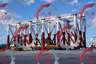 ساخت و جوشکاری پلتفرم فولادی دریایی مخصوص توربین بادی