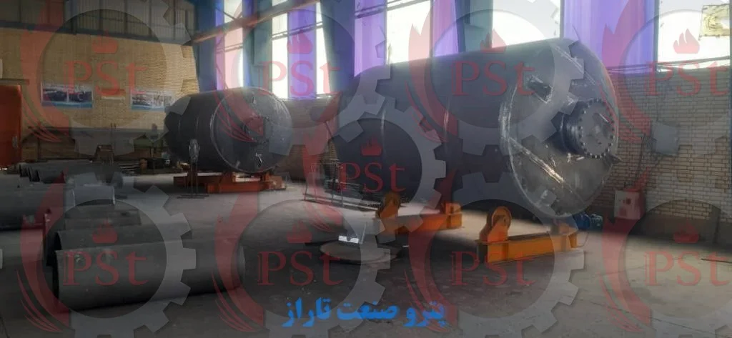 منطقه تست و کنترل کیفیت راکتورهای ساخته‌شده در پترو صنعت تاراز