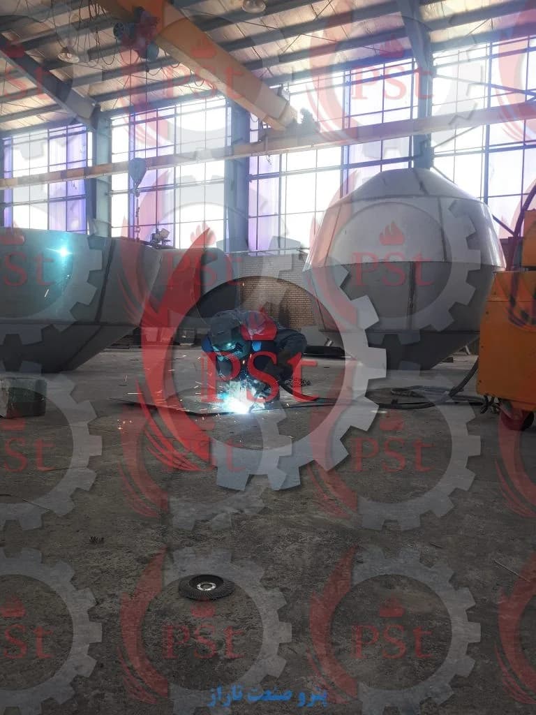 مهندسی و طراحی مخزن کروی جهت ذخیرهسازی ایمن مواد