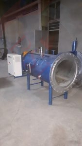 اتوکلاو پخت تایر و لاستیک برای انجام فرایند ولکانیزاسیون و افزایش استحکام